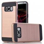 Wholesale Samsung Galaxy S8 Plus Armor Hybrid Case (Rose Gold)